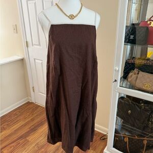 Abercrombie & Fitch Strapless Brown Dress